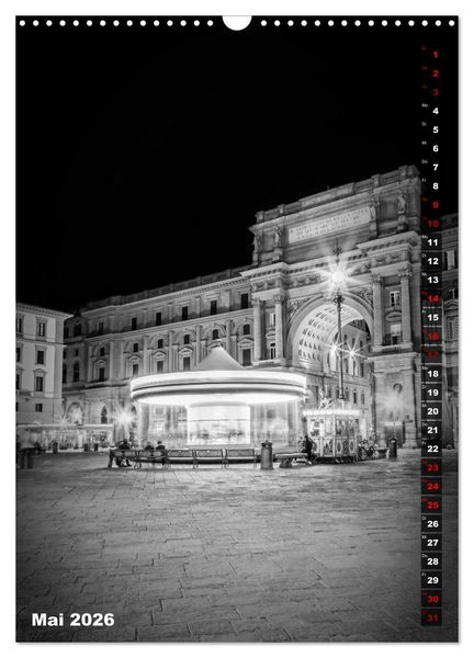 Produktbild: FLORENZ SCHWARZWEI&szlig; (Wandkalender 2026 DIN A3 hoch), CALVENDO Monatskalender