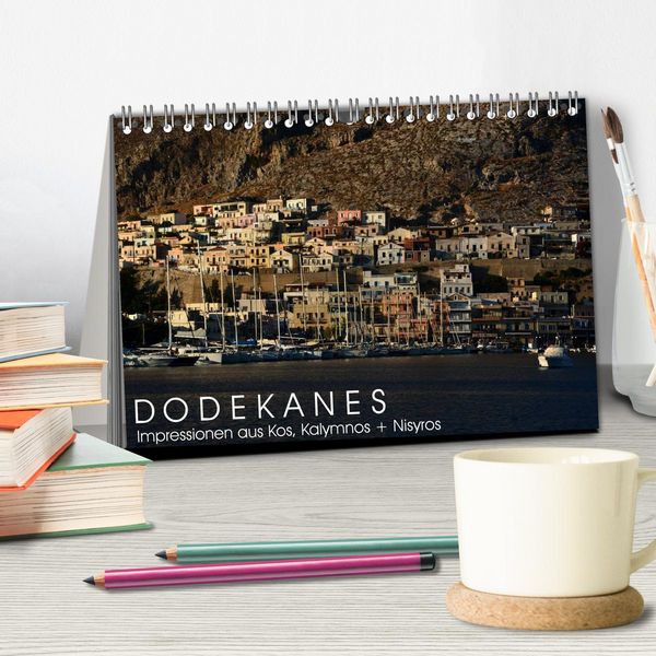 Produktbild: Dodekanes - Impressionen aus Kos, Kalymnos und Nisyros (Tischkalender 2026 DIN A5 quer), CALVENDO Monatskalender