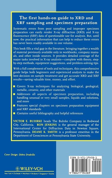 Produktbild: Specimens X-Ray Fluorescence Diffraction