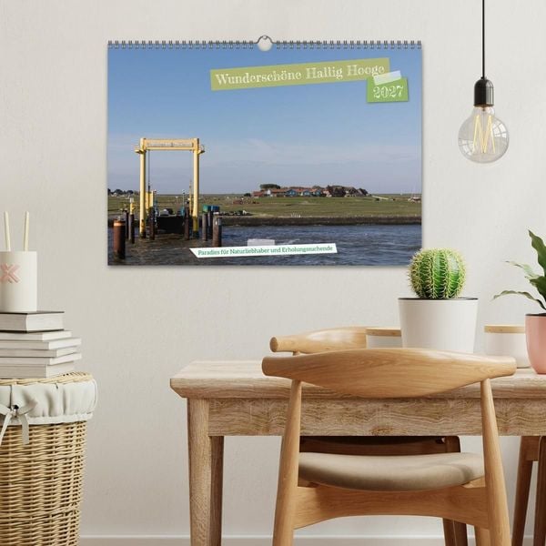 Produktbild: Wundersch&ouml;ne Hallig Hooge (Wandkalender 2027 DIN A3 quer), CALVENDO Monatskalender
