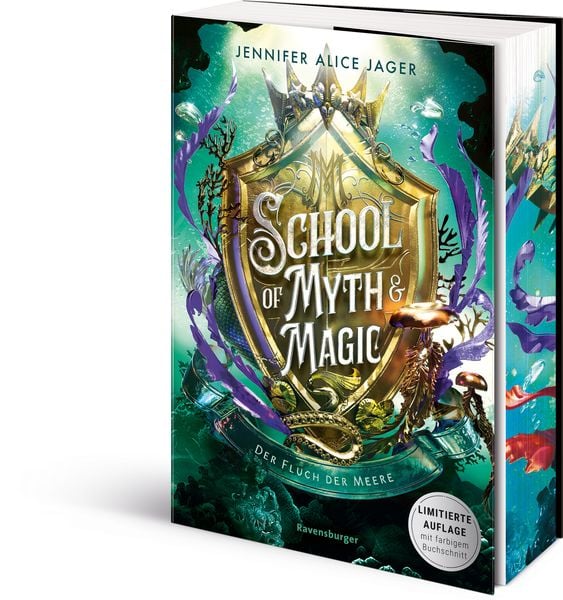 School of Myth & Magic, Band 2 - Der Fluch der Meere, Taschenbuch von Jennifer Alice Jager, Ravensburger Verlag GmbH