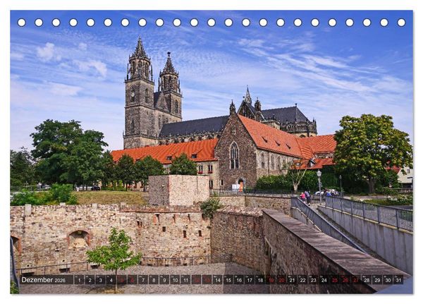 Produktbild: Stra&szlig;e der Romanik im Harz - eine Rundreise von Magdeburg in den Harz (Tischkalender 2026 DIN A5 quer), CALVENDO Monatskalender