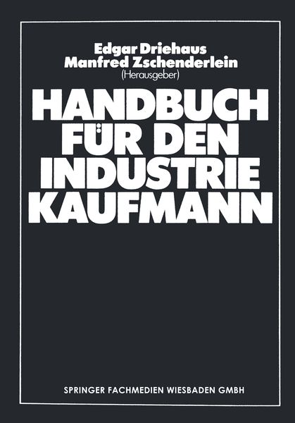 Produktbild: Handbuch f&uuml;r den Industriekaufmann
