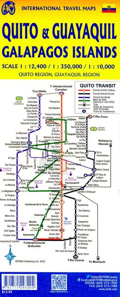 Produktbild: Galapagos Island Quito & Guayaquil 1:350000