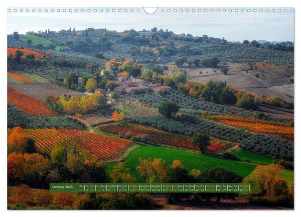 Produktbild: Umbria The green heart of Italy (Wall Calendar 2026 DIN A3 landscape), CALVENDO 12 Month Wall Calendar