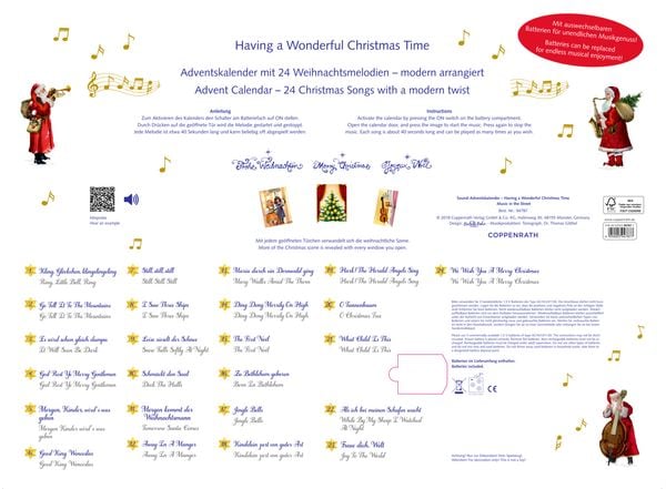 Produktbild: Sound-Adventskalender - Having a wonderful Christmas Time