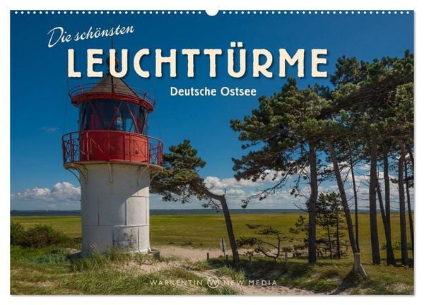 Produktbild: Die sch&ouml;nsten Leuchtt&uuml;rme - Deutsche Ostsee (Wandkalender 2026 DIN A2 quer), CALVENDO Monatskalender