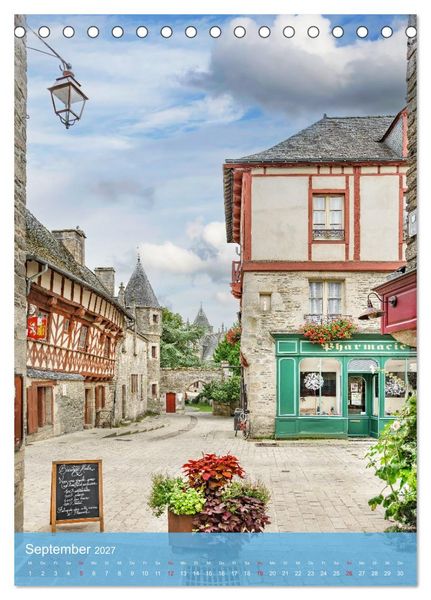 Produktbild: Bonjour Bretagne (Tischkalender 2027 DIN A5 hoch), CALVENDO Monatskalender