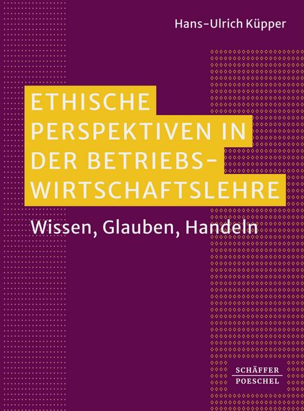 Produktbild: Ethische Perspektiven in der Betriebswirtschaftslehre