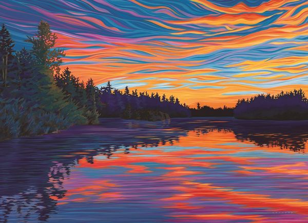 Produktbild: COBBLE HILL PUZZLES - Sonnenuntergang 1000 Teile