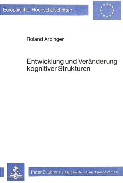 Produktbild: Entwicklung und Ver&auml;nderung kognitiver Strukturen