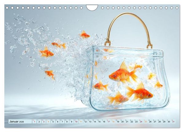 Produktbild: Freitag ist Fischtag (Wandkalender 2026 DIN A4 quer), CALVENDO Monatskalender