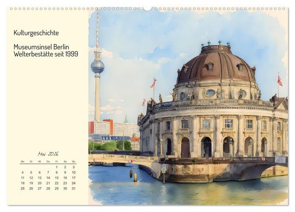 Produktbild: Welterbest&auml;tten Deutschlands (hochwertiger Premium Wandkalender 2026 DIN A2 quer), Kunstdruck in Hochglanz