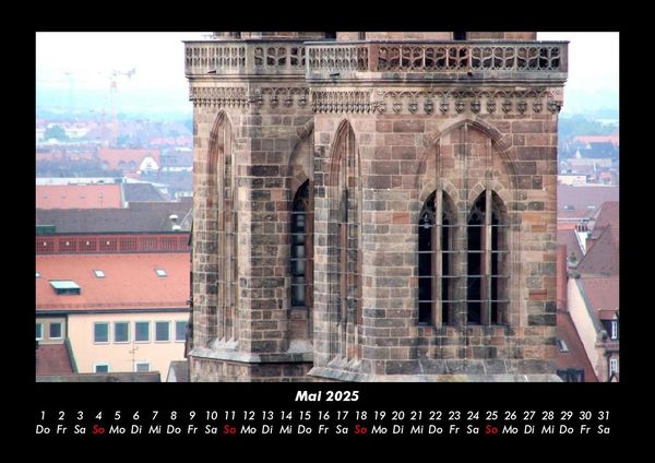 Produktbild: St&auml;dte aus Bayern 2025 Fotokalender DIN A3