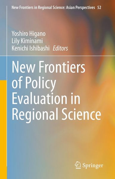 Produktbild: New Frontiers of Policy Evaluation in Regional Science