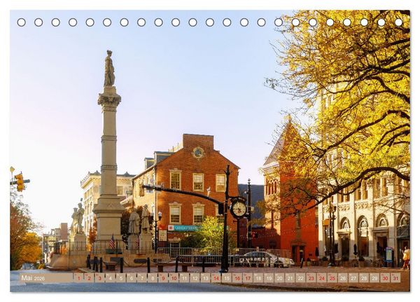 Produktbild: USA Ostk&uuml;ste. Von den Blue Ridge Mountains bis zur Chesapeake Bay (Tischkalender 2026 DIN A5 quer), CALVENDO Monatskalender