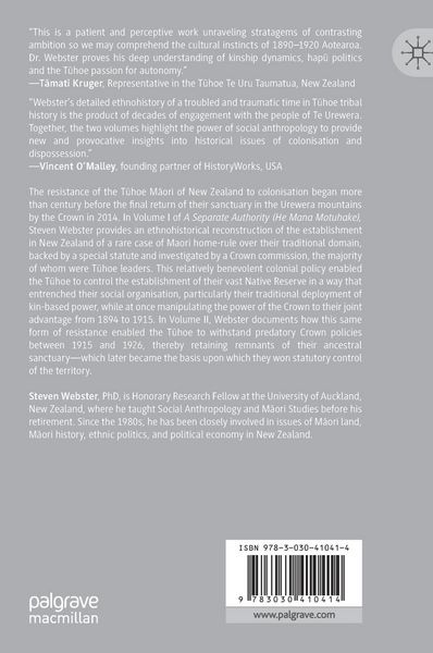 Produktbild: A Separate Authority (He Mana Motuhake), Volume I