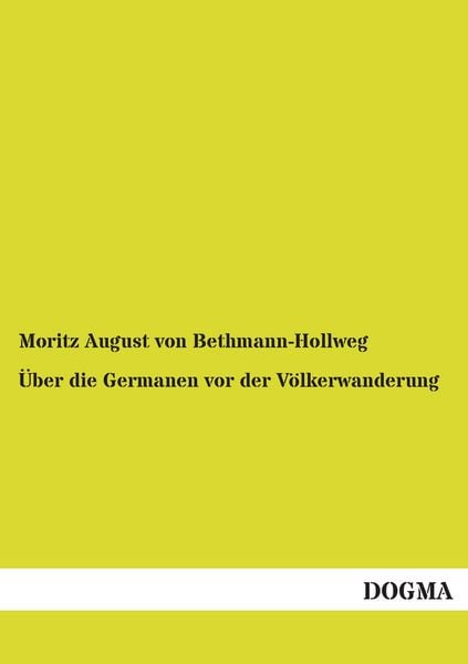 Produktbild: &Uuml;ber die Germanen vor der V&ouml;lkerwanderung