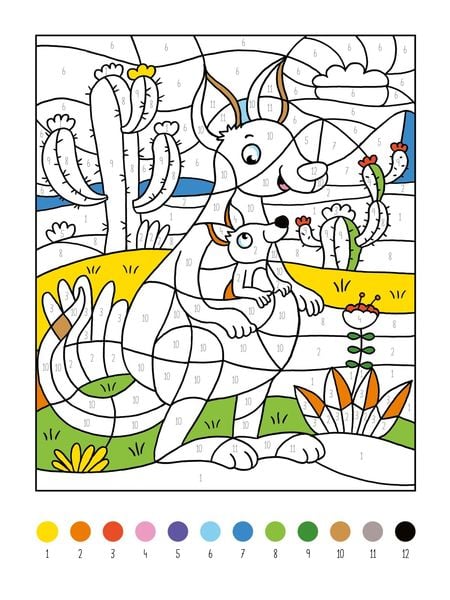 Produktbild: Mein dickes Malen-nach-Zahlen-Buch &ndash; Tiere