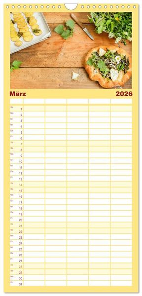 Produktbild: Familienplaner 2026 - K&ouml;stliche Brennnessel mit 5 Spalten (Wandkalender, 21 x 45 cm) CALVENDO