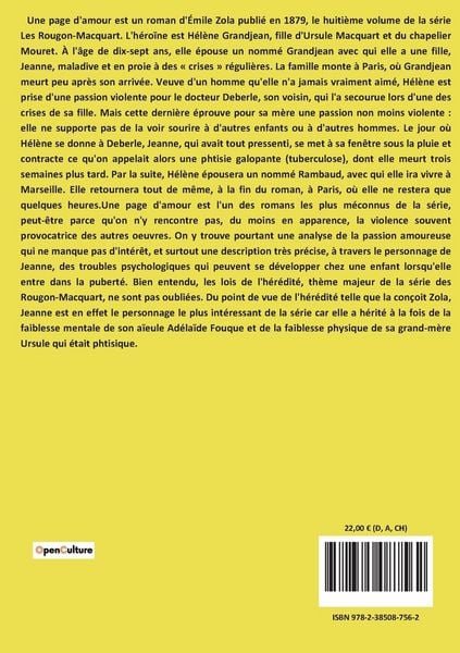 Produktbild: Une page d'amour