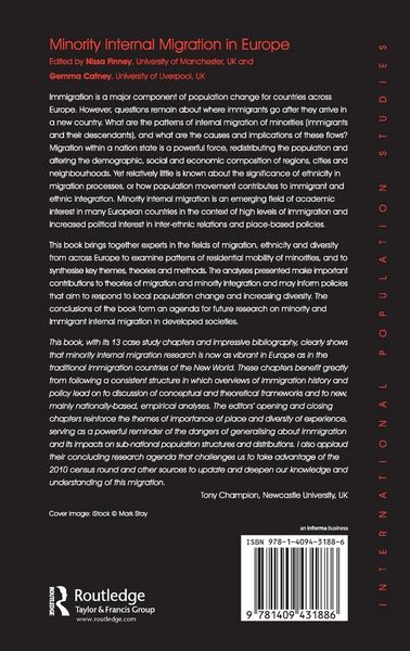 Produktbild: Minority Internal Migration in Europe