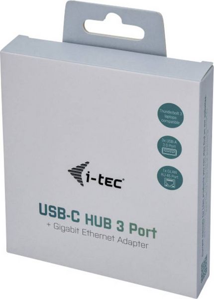 Produktbild: i-tec Netzwerkadapter 10 / 100 / 1000 MBit/s USB-C&reg;