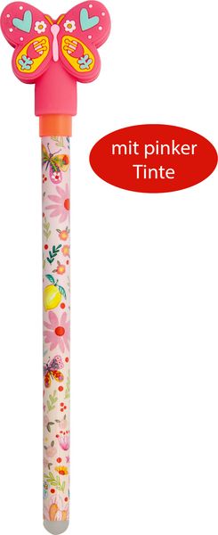 Produktbild: Gelstift mit Schmetterlingstopper / Prinzessin Lillifee