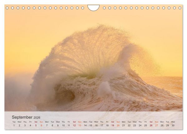 Produktbild: Melody of the waves (Wall Calendar 2026 DIN A4 landscape), CALVENDO 12 Month Wall Calendar