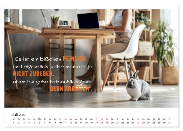 Produktbild: B&uuml;ro - Kaffee, Chaos, Kollegen (Wandkalender 2026 DIN A2 quer), CALVENDO Monatskalender