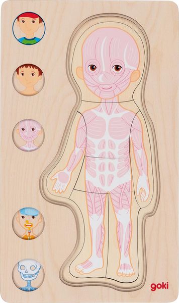 Produktbild: Schichtenpuzzle Junge