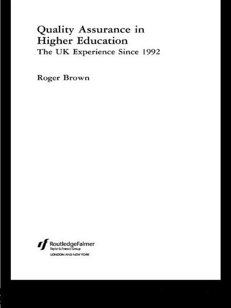 Produktbild: Quality Assurance in Higher Education
