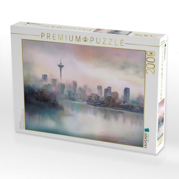 Produktbild: CALVENDO Puzzle Stadt am See | 2000 Teile Lege-Gr&ouml;&szlig;e 90x67cm Foto-Puzzle f&uuml;r gl&uuml;ckliche Stunden