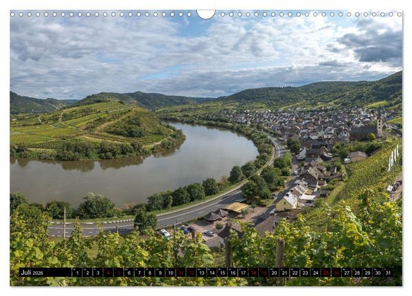 Produktbild: Die Mosel zwischen Bremm und Koblenz (Wandkalender 2026 DIN A3 quer), CALVENDO Monatskalender