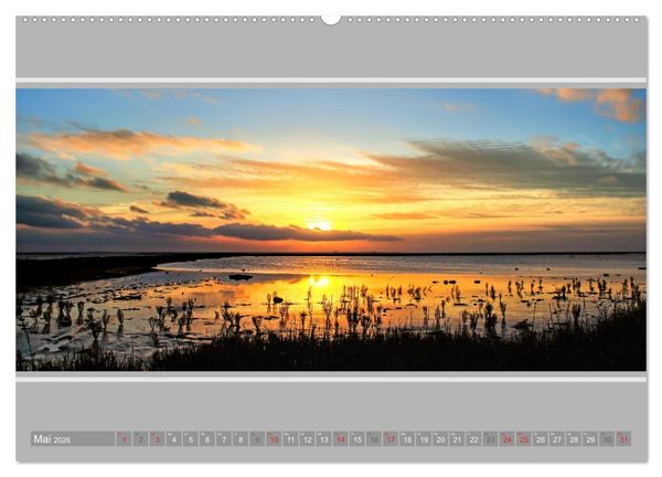 Produktbild: Ostfriesland - Deichspaziergang (hochwertiger Premium Wandkalender 2026 DIN A2 quer), Kunstdruck in Hochglanz