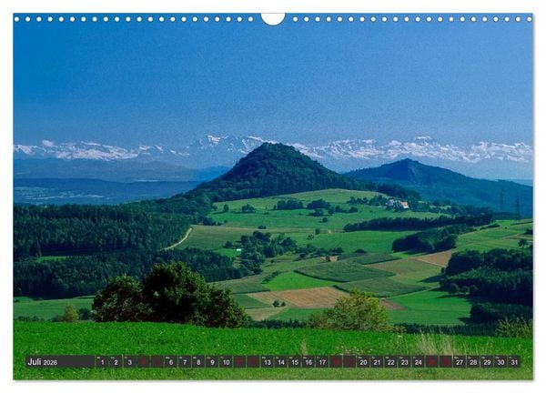 Produktbild: Alpen-Fernsichten von der S&uuml;dwestalb und Oberen Donau (Wandkalender 2026 DIN A3 quer), CALVENDO Monatskalender