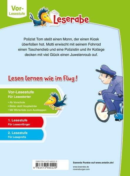 Leserabe Vor-Lesestufe - Polizeigeschichten