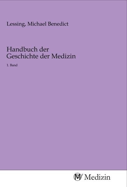 Produktbild: Handbuch der Geschichte der Medizin