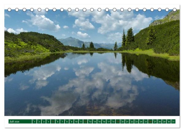 Produktbild: Montafon (Tischkalender 2026 DIN A5 quer), CALVENDO Monatskalender