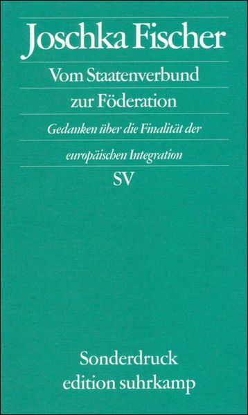 Produktbild: Vom Staatenverbund zur F&ouml;deration