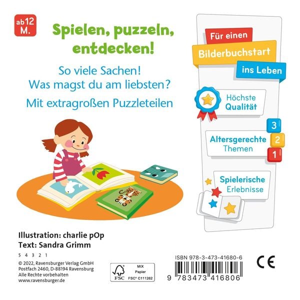 Produktbild: Allererster Puzzlespa&szlig;: Erste Sachen