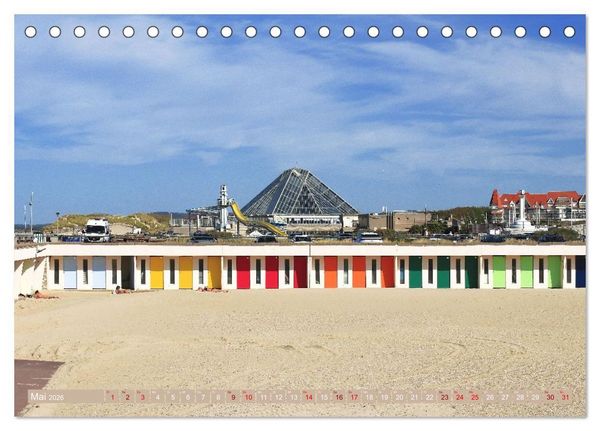 Produktbild: Le Touquet-Paris-Plage - Perle der franz&ouml;sischen Opalk&uuml;ste (Tischkalender 2026 DIN A5 quer), CALVENDO Monatskalender