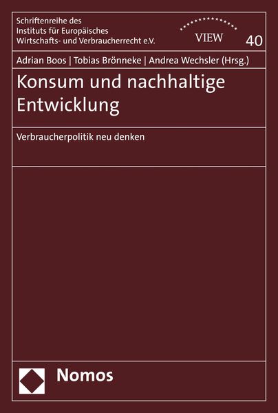 Produktbild: Konsum und nachhaltige Entwicklung