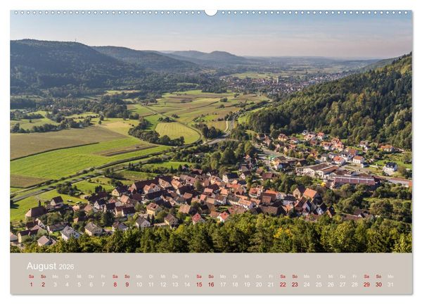 Produktbild: Sch&ouml;ne Aussichten in die Fr&auml;nkische Schweiz (hochwertiger Premium Wandkalender 2026 DIN A2 quer), Kunstdruck in Hochglanz