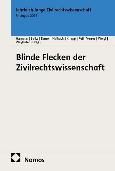 Produktbild: Blinde Flecken der Zivilrechtswissenschaft