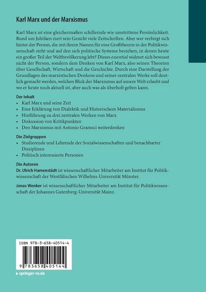 Produktbild: Karl Marx und der Marxismus