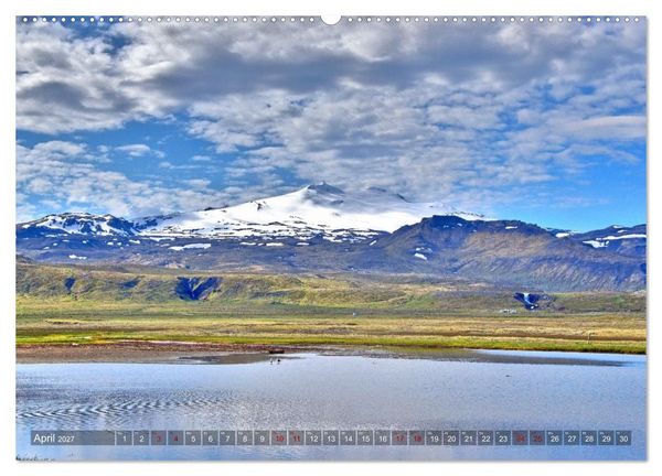 Produktbild: Island - Landschaften, Natur und Licht (Wandkalender 2027 DIN A2 quer), CALVENDO Monatskalender