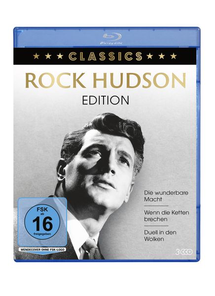Produktbild: Rock Hudson Edition: Die wunderbare Macht / Wenn die Ketten brechen / Duell in den Wolken (3 Filme auf 3 Blu-rays)