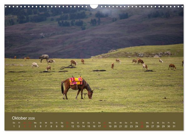 Produktbild: &Auml;thiopien Landschaften der Gegens&auml;tze (Wandkalender 2026 DIN A3 quer), CALVENDO Monatskalender