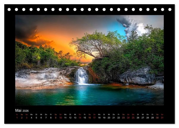 Produktbild: Brasilien - Natur, Kultur und Lebensfreude (Tischkalender 2026 DIN A5 quer), CALVENDO Monatskalender